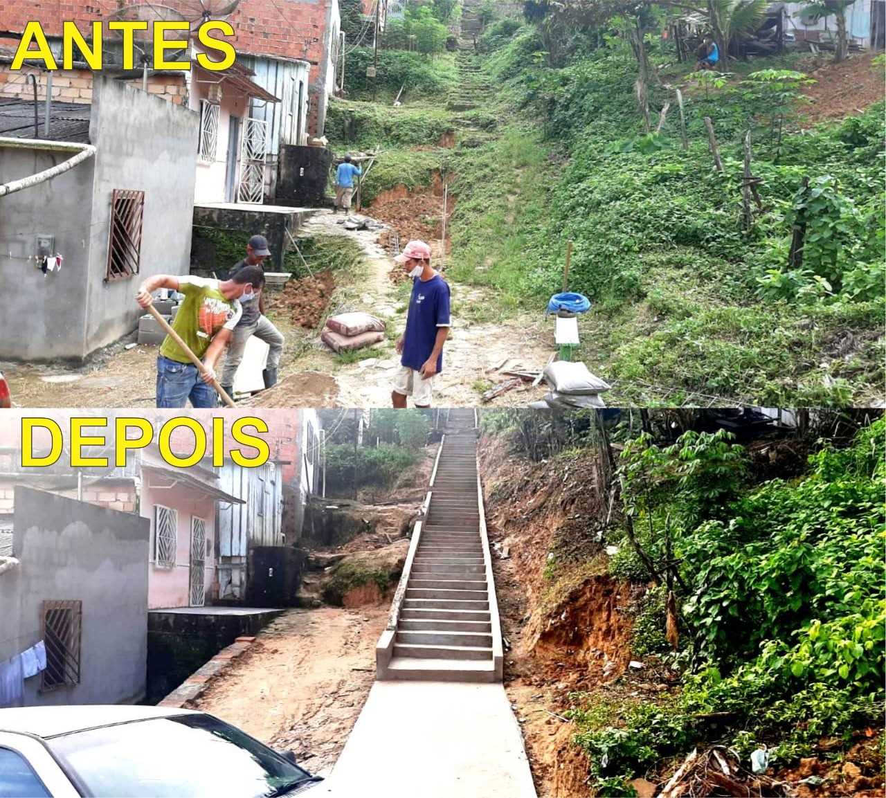 Camacã: Escadarias são recuperadas depois de 30 anos